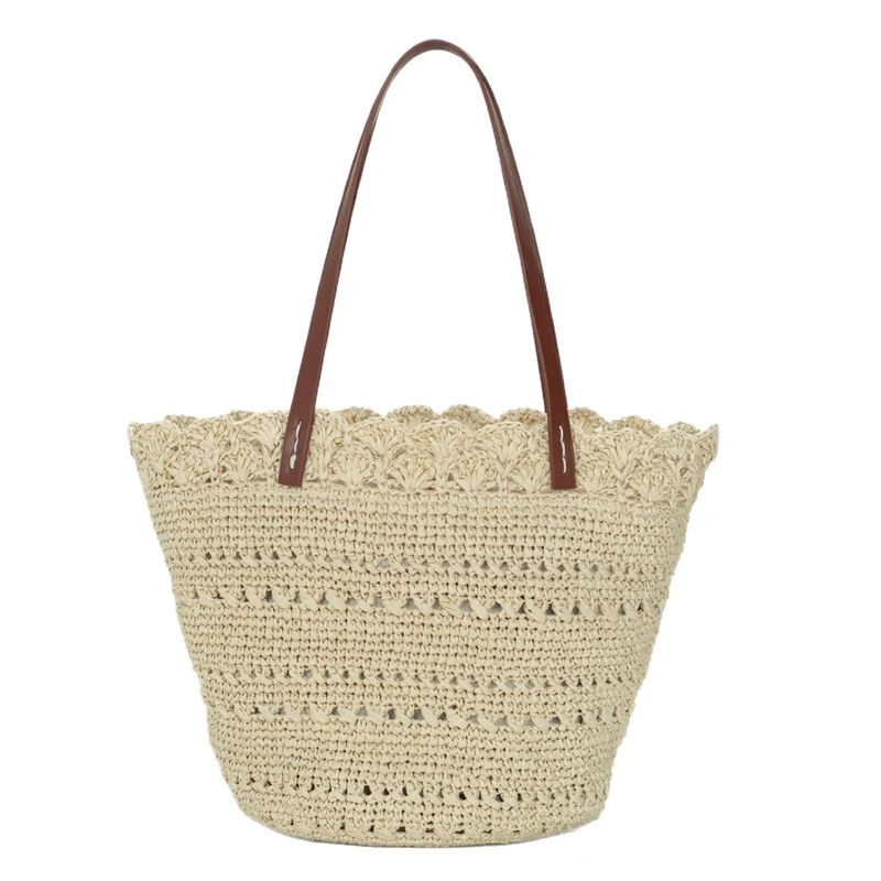 Stylische Makramee Strandtasche Skanto