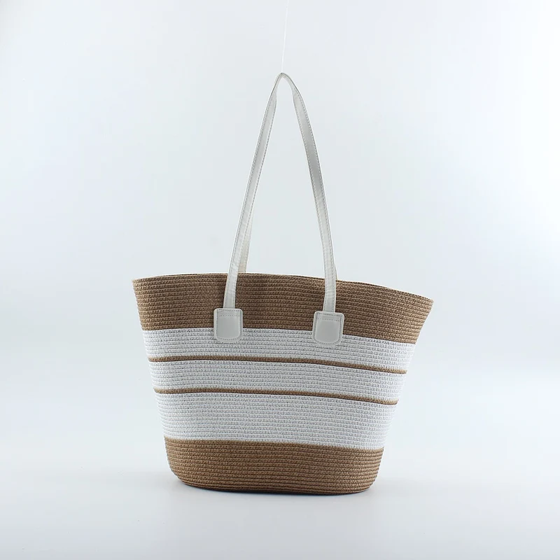 Strandtasche im modernen Streifenmuster Skanto