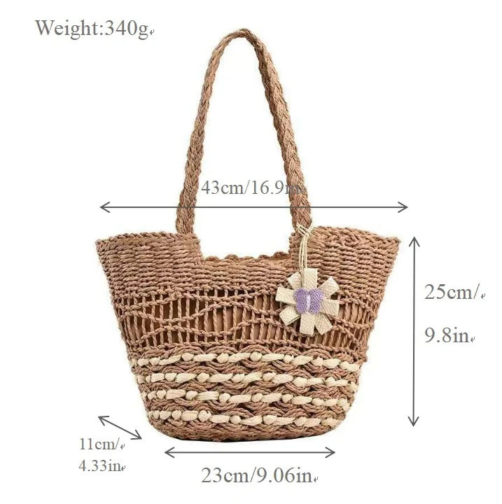 Handgewebter Strandshopper Skanto