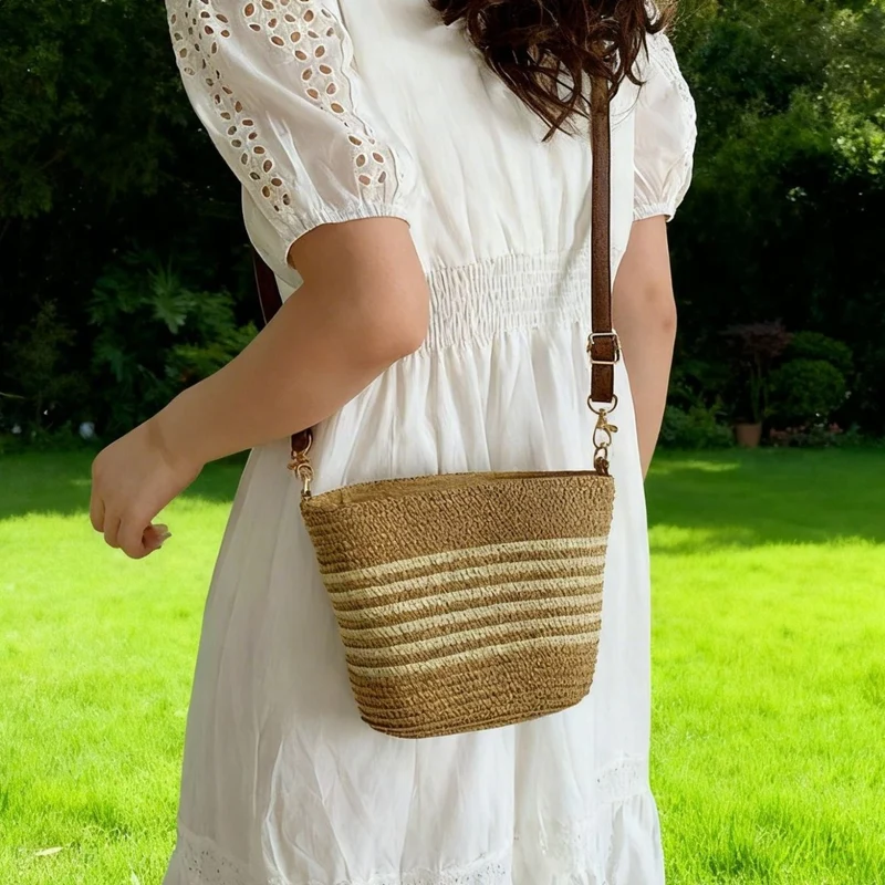 Handgemachte Schultertasche im Boho-Stil Skanto