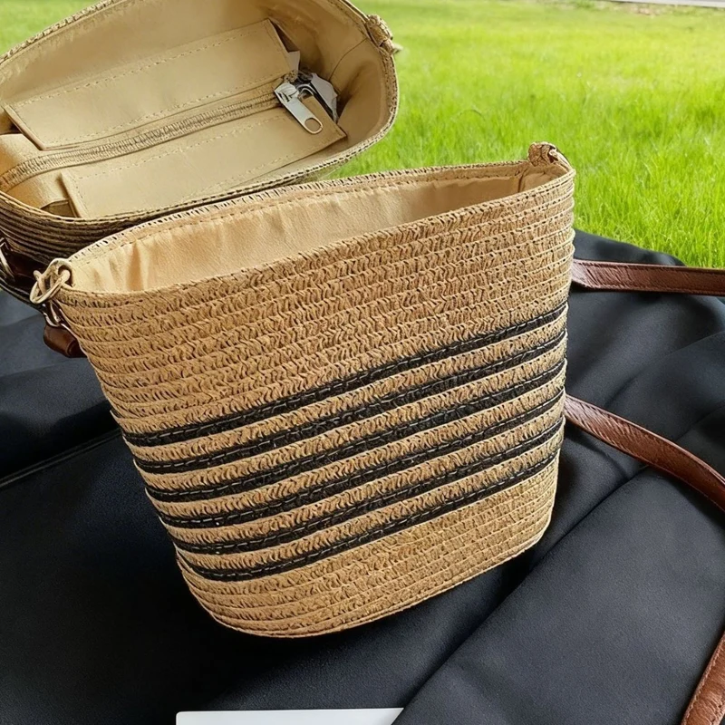 Handgemachte Schultertasche im Boho-Stil Skanto