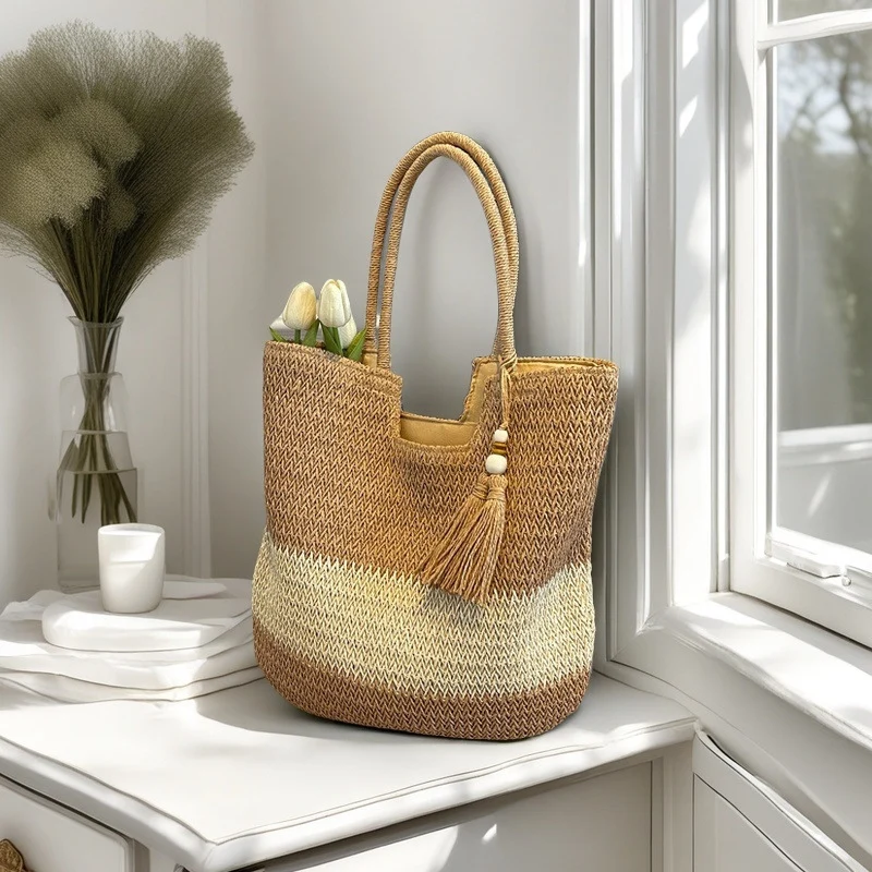 Handgemachte Strohtasche Skanto