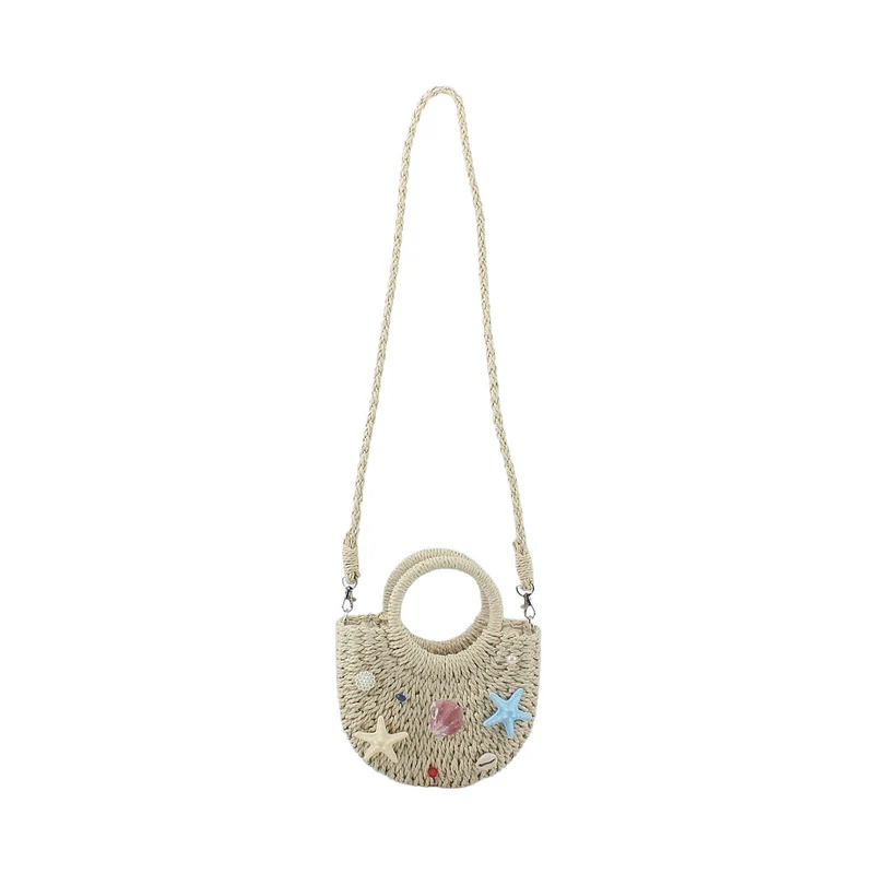 Handgemachte Strandtasche mit maritimem Dekor Skanto