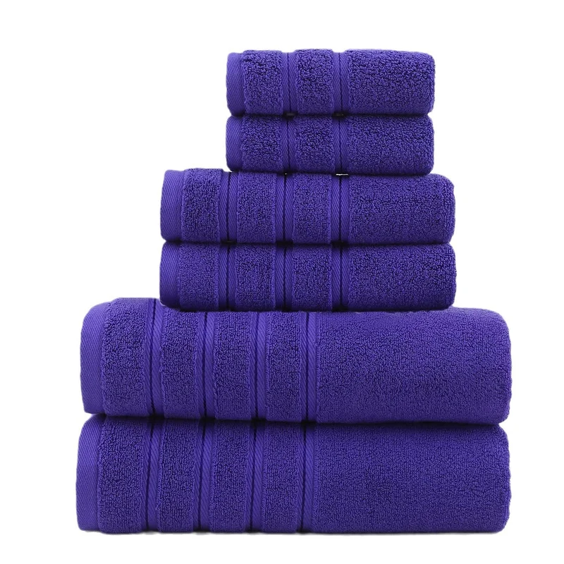 Baumwoll-Strandtuch-Set mit extra hoher Saugfähigkeit Skanto