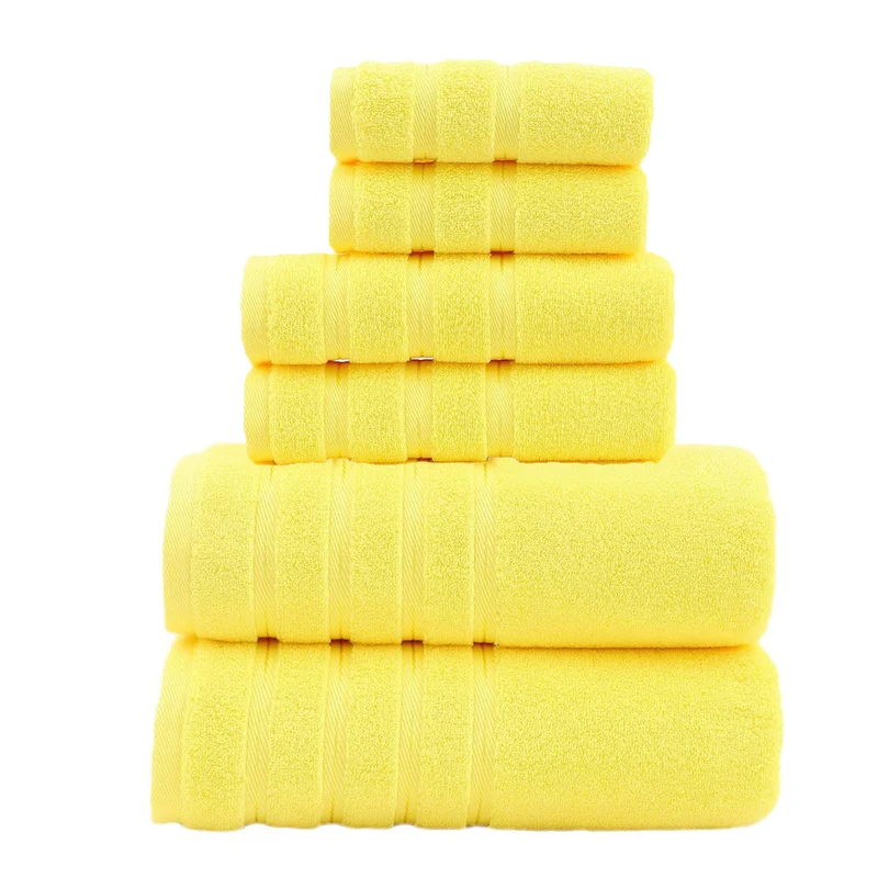 Baumwoll-Strandtuch-Set mit extra hoher Saugfähigkeit Skanto