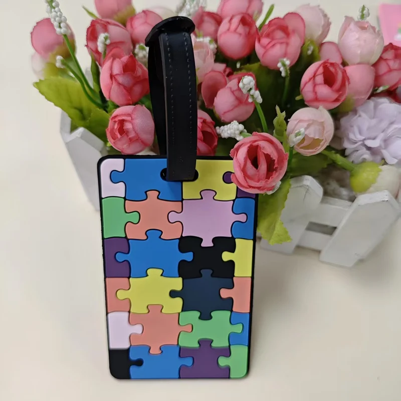 Unisex Gepäck-Identifikator mit geometrischem Muster Skanto