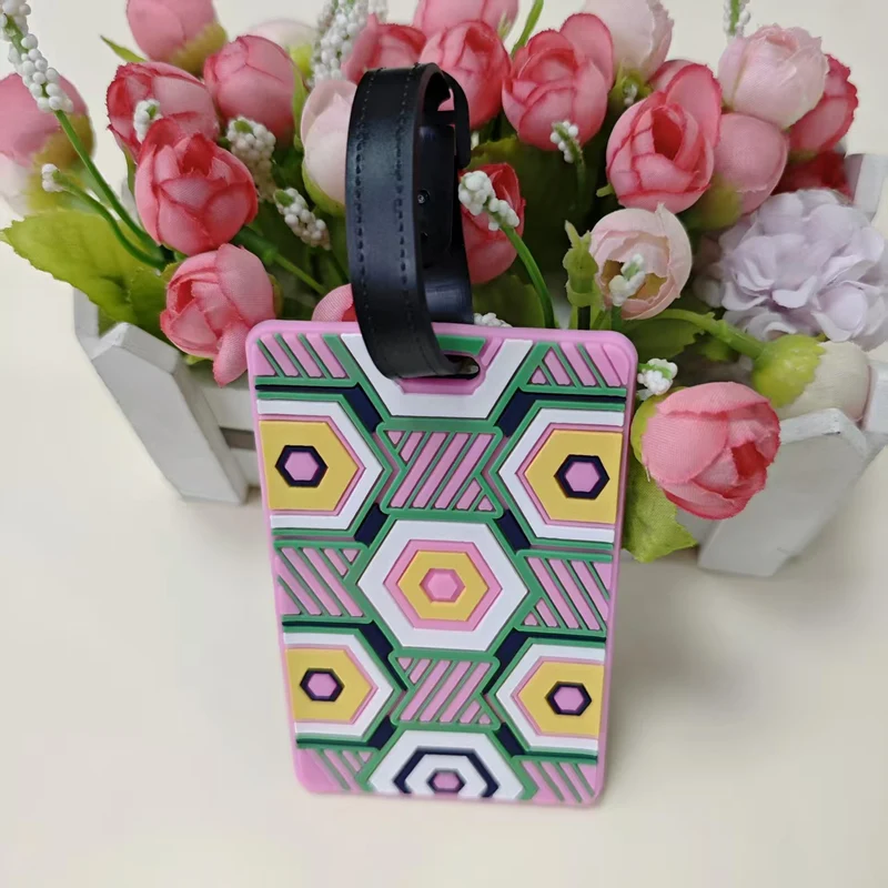 Unisex Gepäck-Identifikator mit geometrischem Muster Skanto
