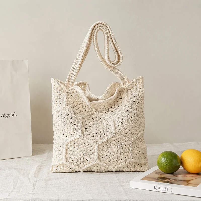 Handgemachte Stricktasche Skanto