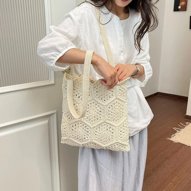 Handgemachte Stricktasche Skanto