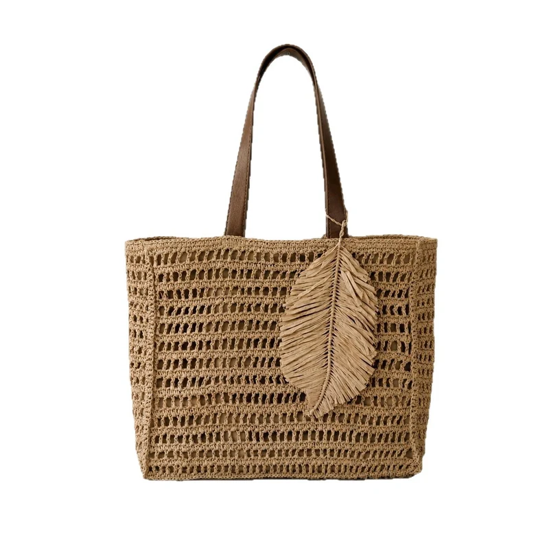 Handgefertigte Strandtasche aus Naturmaterialien Skanto