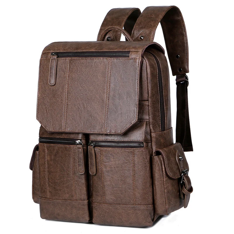 Vintage-Lederrucksack Skanto
