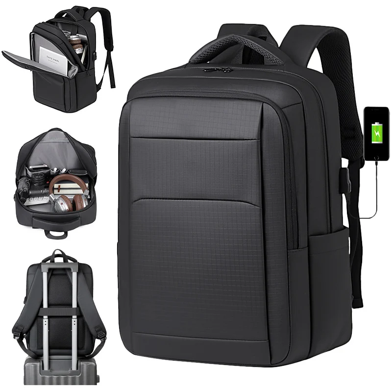 Stylischer Laptop-Rucksack mit strapazierfähigem Stoff und effizientem Organisationssystem Skanto