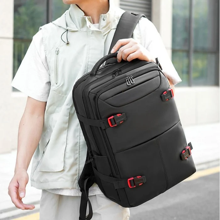 Praktischer Laptop-Rucksack mit innovativem Sicherheitsfach und Organizer-System Skanto