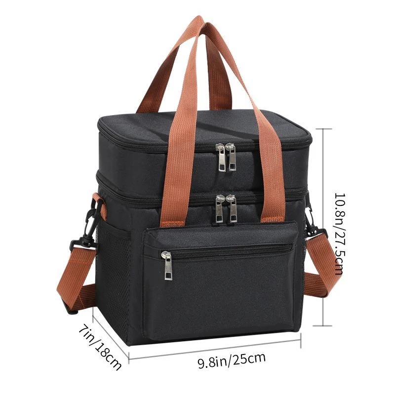 Isolierte Picknick- und Lunchtasche mit Doppelfach Skanto
