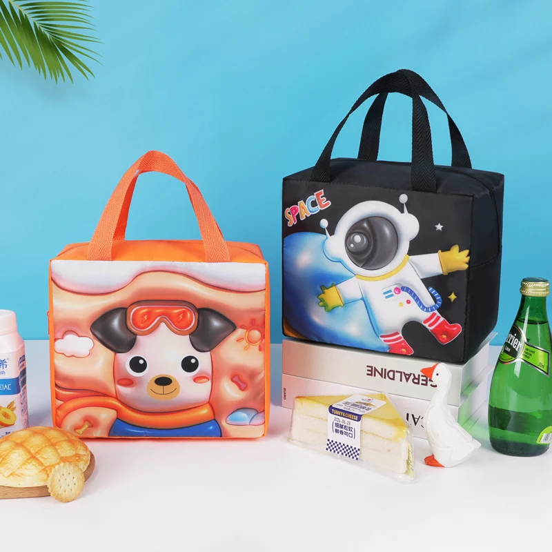 Kühltasche mit verspieltem Katzenmotiv Skanto