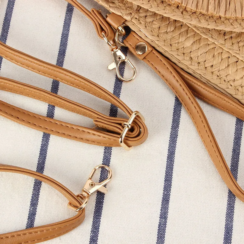 Handtasche mit Fransenverzierung Skanto