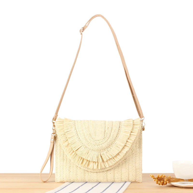Handtasche mit Fransenverzierung Skanto