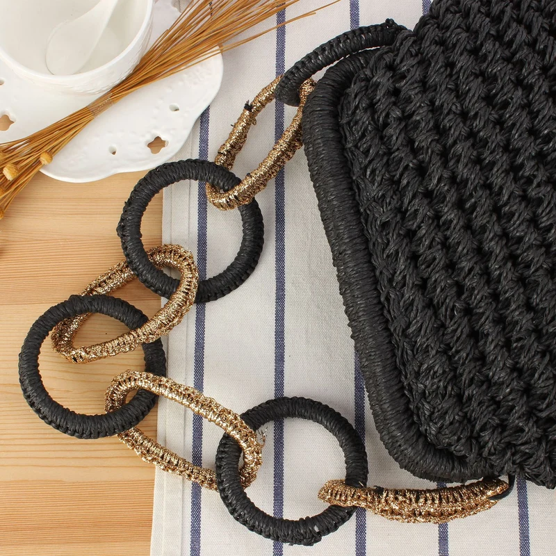 Handtasche mit einzigartigem Kettenhenkel Skanto