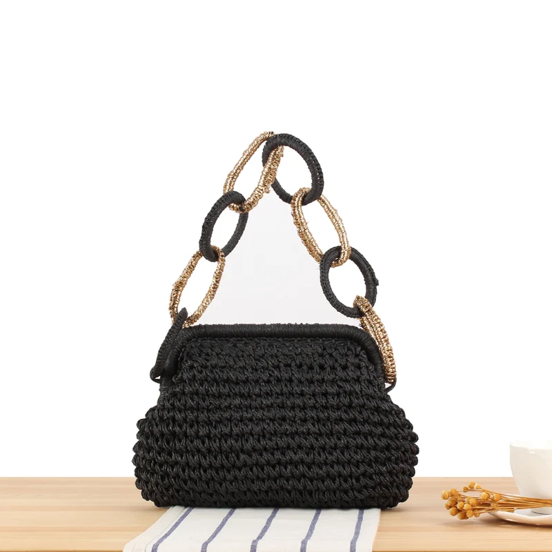 Handtasche mit einzigartigem Kettenhenkel Skanto