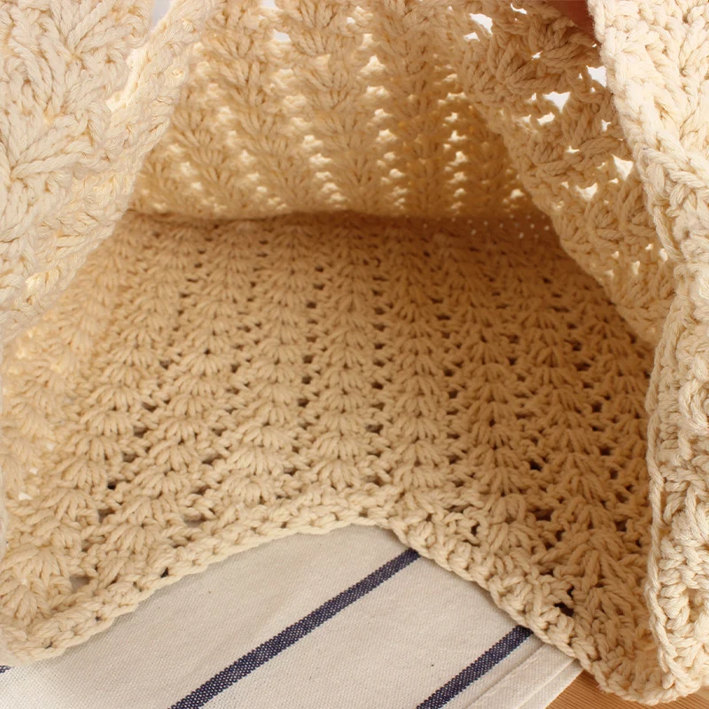 Moderne Mesh-Einkaufstasche mit elegantem Kordelzug Skanto