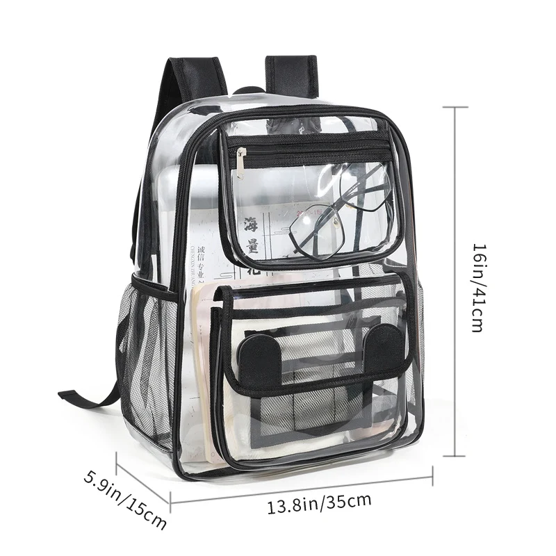 Transparenter Schulrucksack Skanto