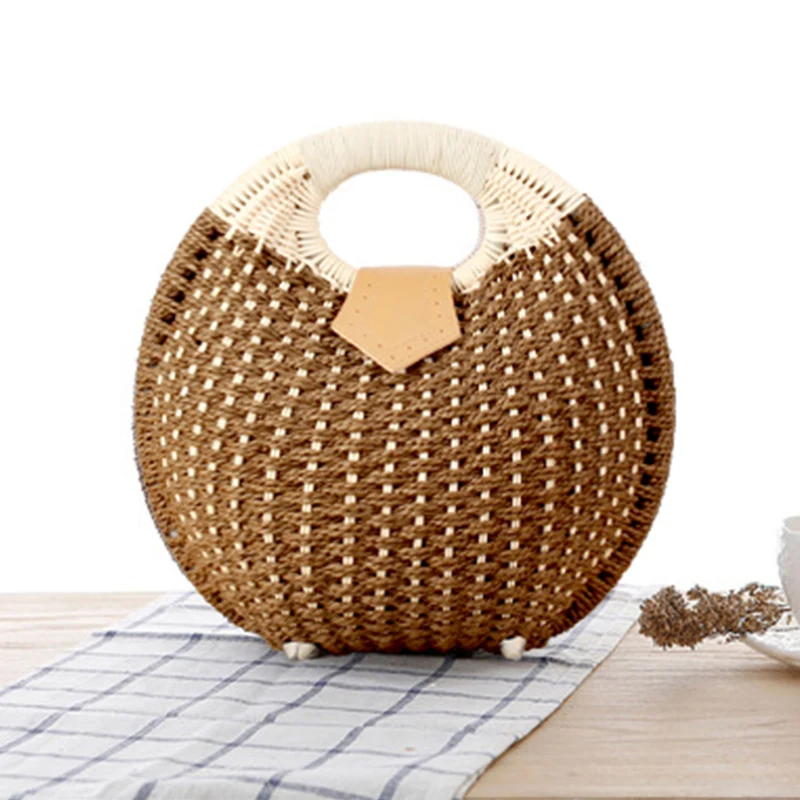 Handtasche im modernen Korbflecht-Design Skanto