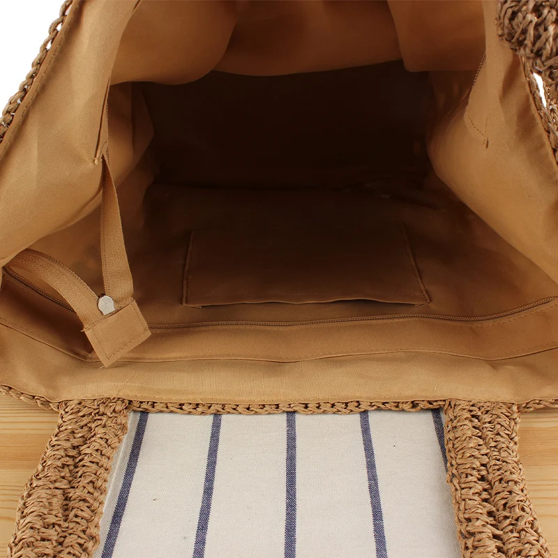 Makramee-Tote Bag mit geometrischem Muster Skanto