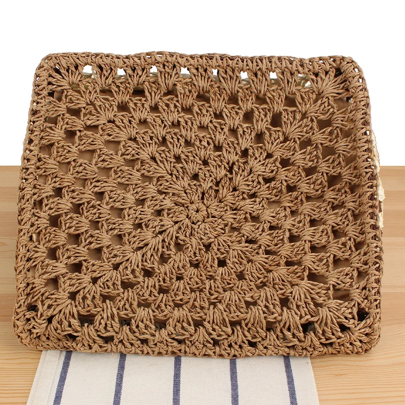 Makramee-Tote Bag mit geometrischem Muster Skanto