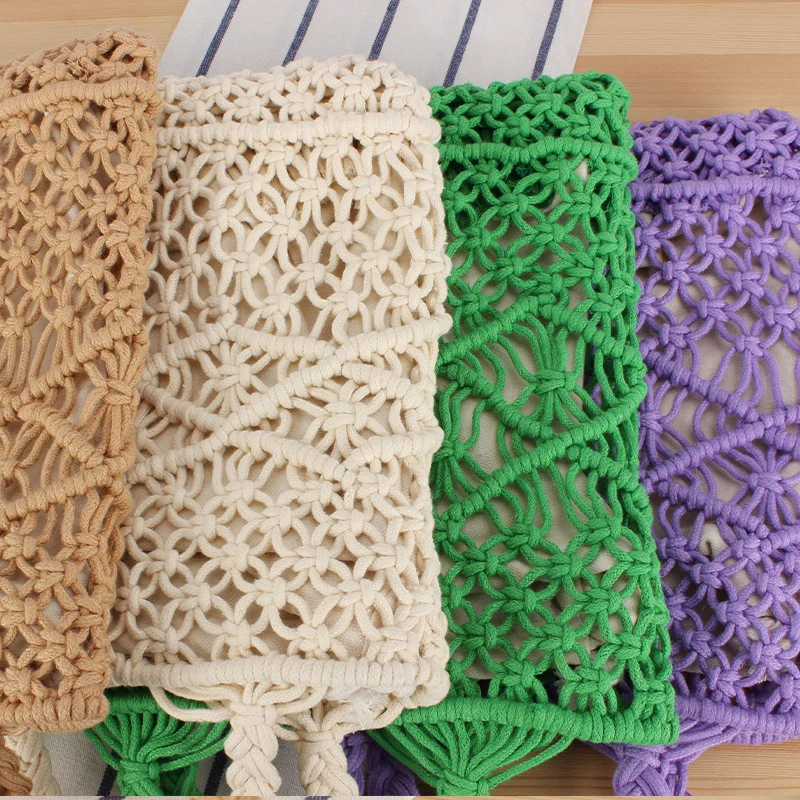 Handgeknüpfte Tragetaschen mit geometrischen Mustern Skanto