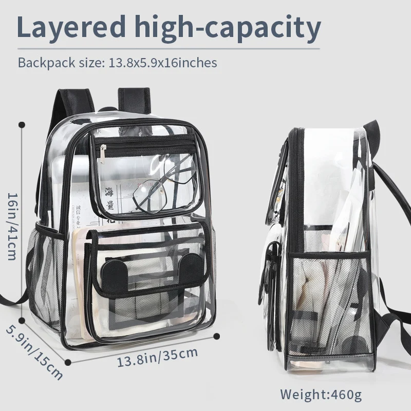 Transparenter Rucksack Skanto