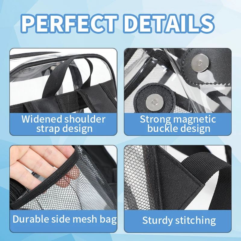 Transparenter Rucksack Skanto