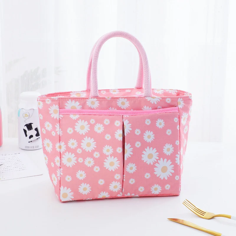 Stylische Tragetasche mit Blumenmuster Skanto
