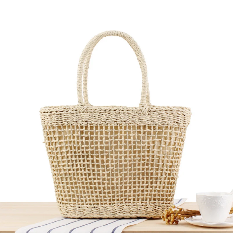 Handtasche aus hochwertigem geflochtenem Biomaterial Skanto