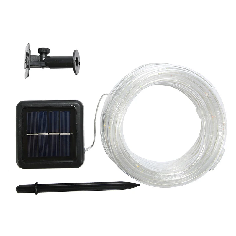 Flexibler wasserdichter LED-Streifen, klares PVC-Rohr, Niedervolt-Außen-Lichterkette Skanto