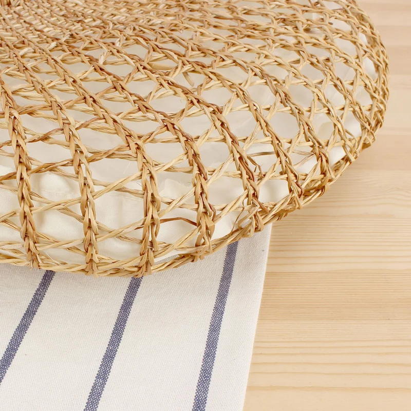 Korbtasche mit elegantem Rundgriff und handgefertigtem Design Skanto