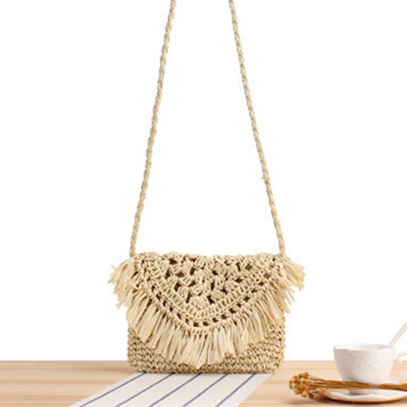 Elegante Makramee-Handtasche Skanto