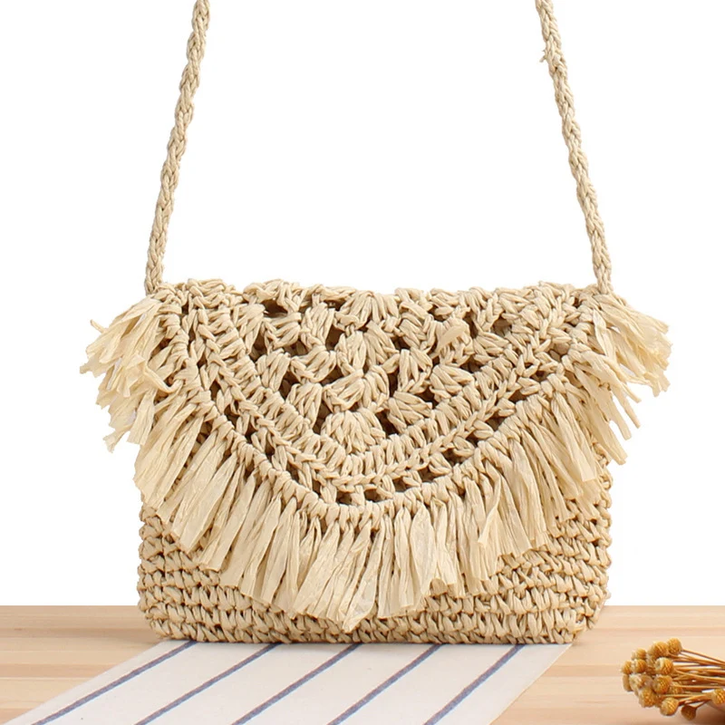 Elegante Makramee-Handtasche Skanto