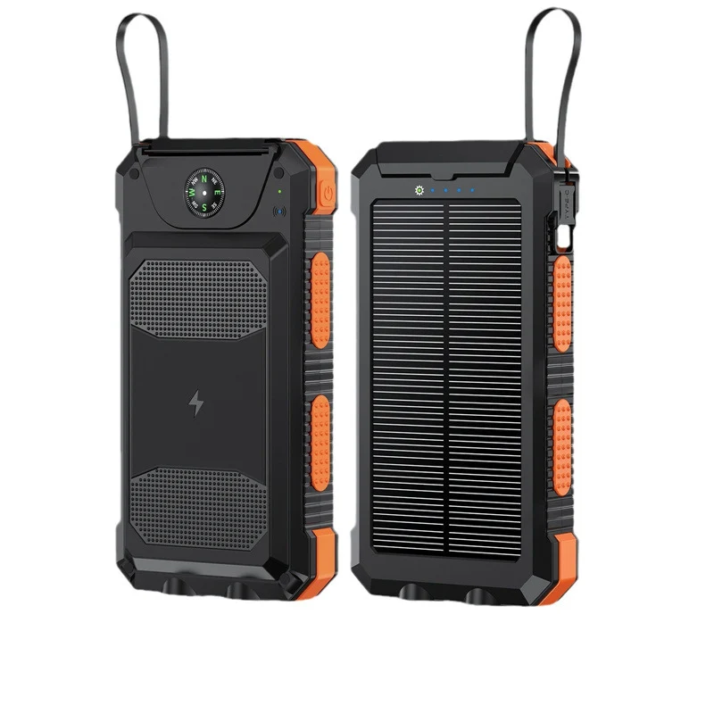 Wasserdichte Solar Powerbank mit integriertem Kompass Skanto