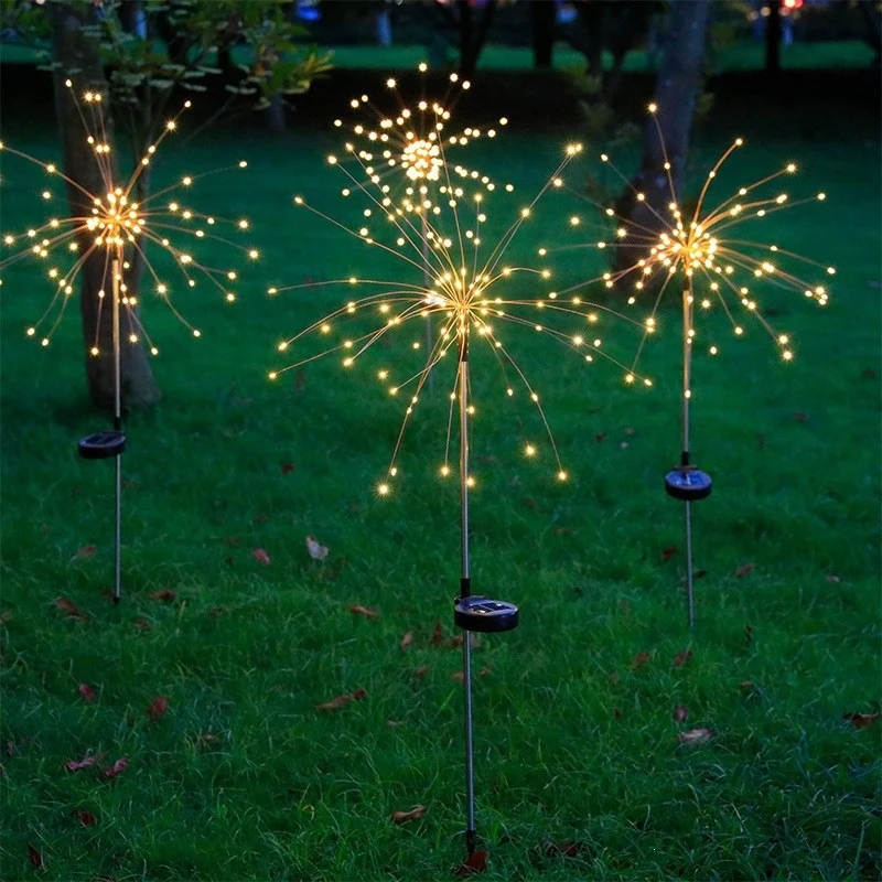Starburst Solar-Gartenstecker LED-Funkel-Skulptur Skanto