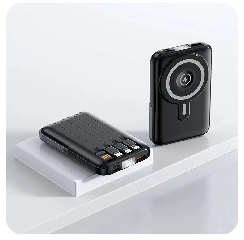 Tragbare Powerbank mit intelligentem Schnellladen und LED-Display Skanto