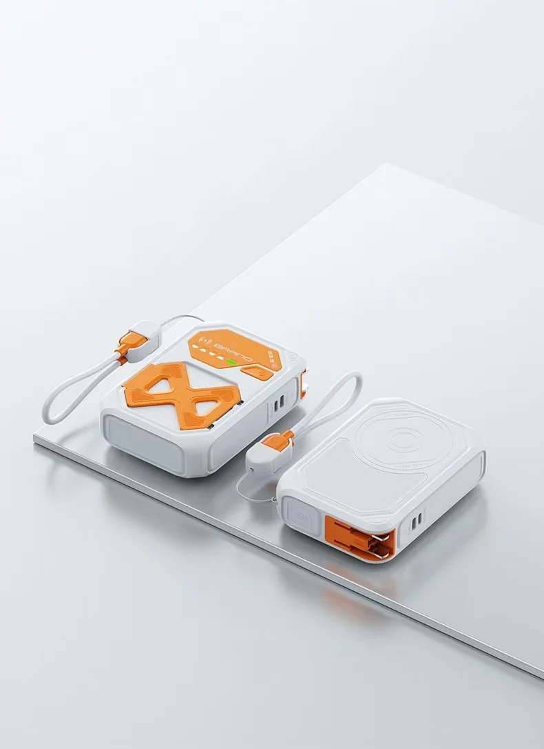 Tragbare Powerbank mit integriertem Schnellladen und LCD-Display Skanto