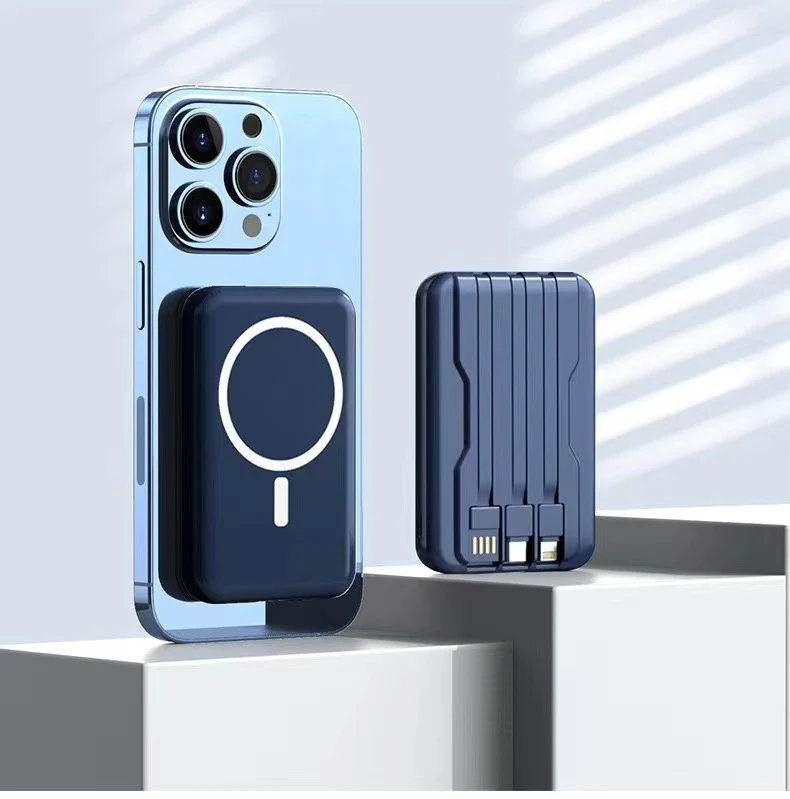 Tragbare magnetische Powerbank mit effizienter Schnellladefunktion Skanto