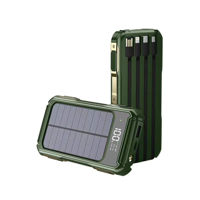 Robuste Solar-Powerbank mit Schnellladefunktion Skanto