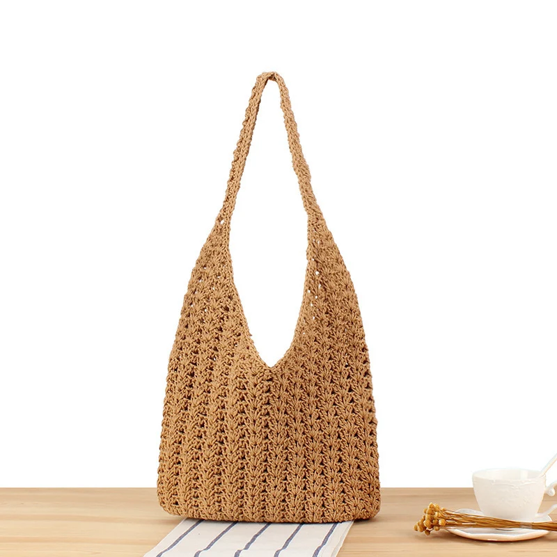 Handtasche aus handgeknüpftem Naturmaterial Skanto