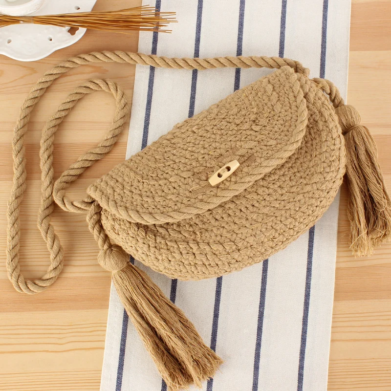 Stylische Fransen-Handtasche Skanto