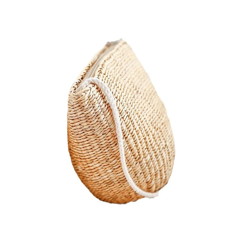 Rattan-Strohtasche mit verstellbarem Riemen Skanto