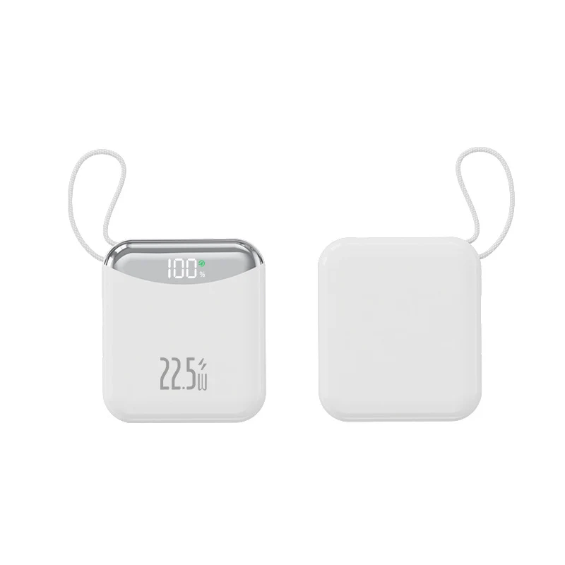Kompakte Schnelllade-Powerbank mit LED-Anzeige Skanto