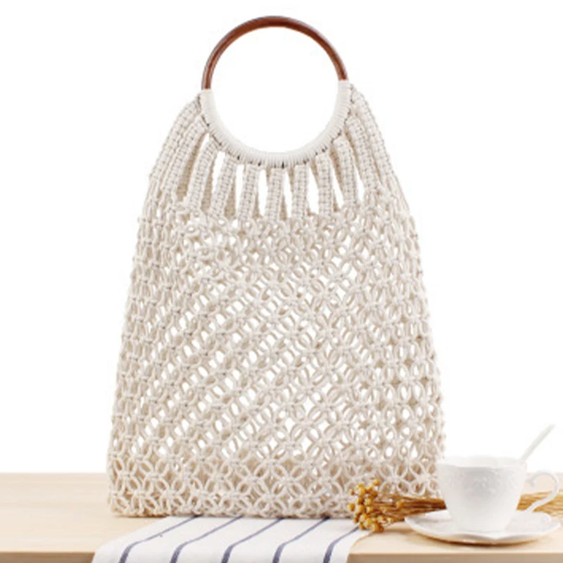 Handtasche mit geflochtenem Design und Innentasche Skanto