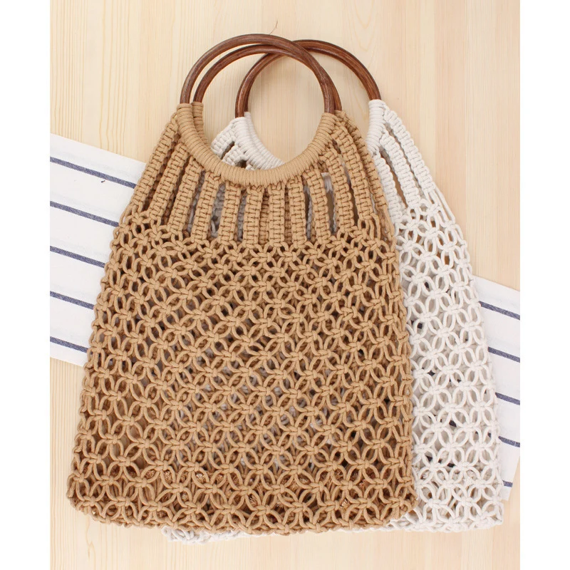 Handtasche mit geflochtenem Design und Innentasche Skanto