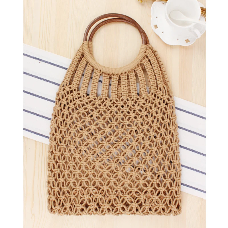 Handtasche mit geflochtenem Design und Innentasche Skanto